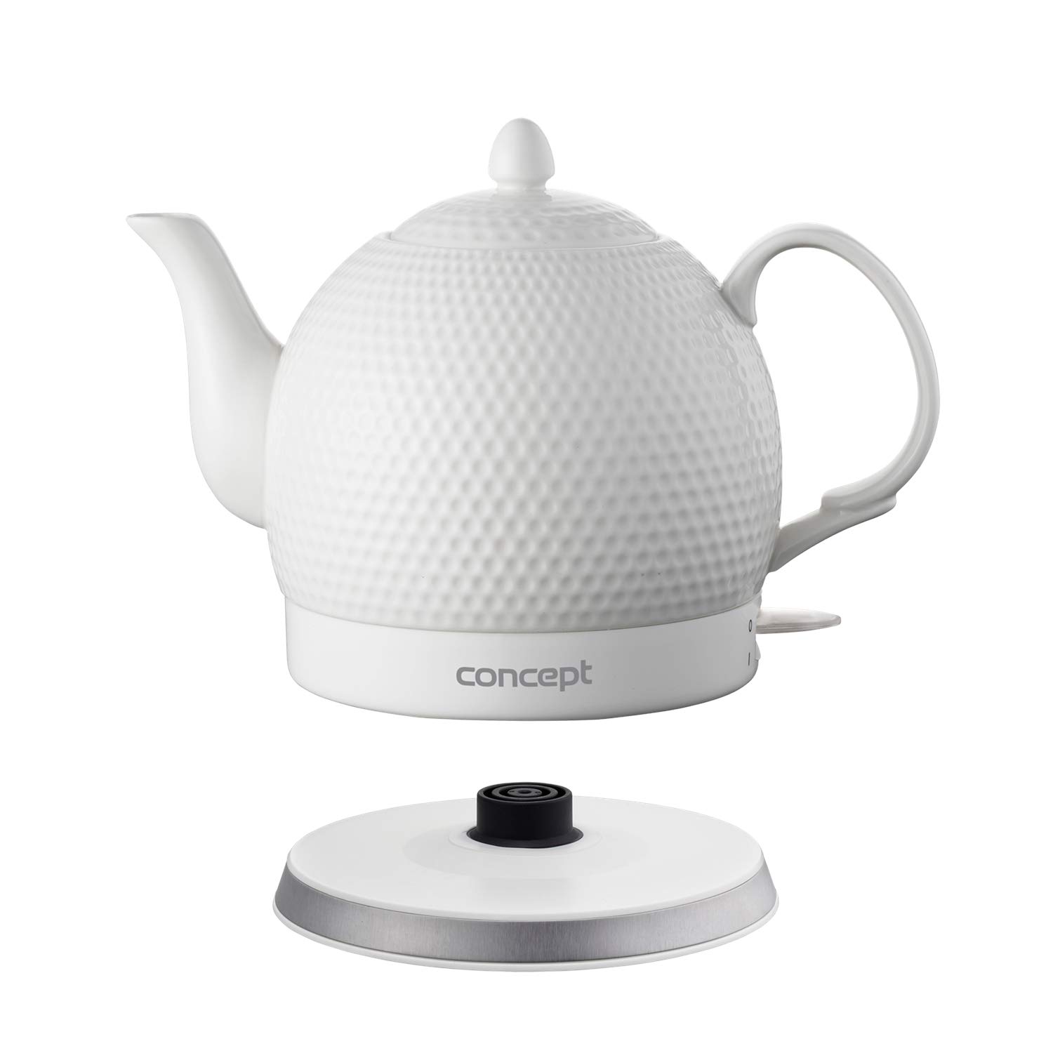 Електрочайник Concept Home Appliances Concept Golf RK0050 Бездротовий Керамічний Чайник 3D Дизайн Гольф-м'яч 1.2Л 1000Вт Кераміка 1.2 Літра, фото №5