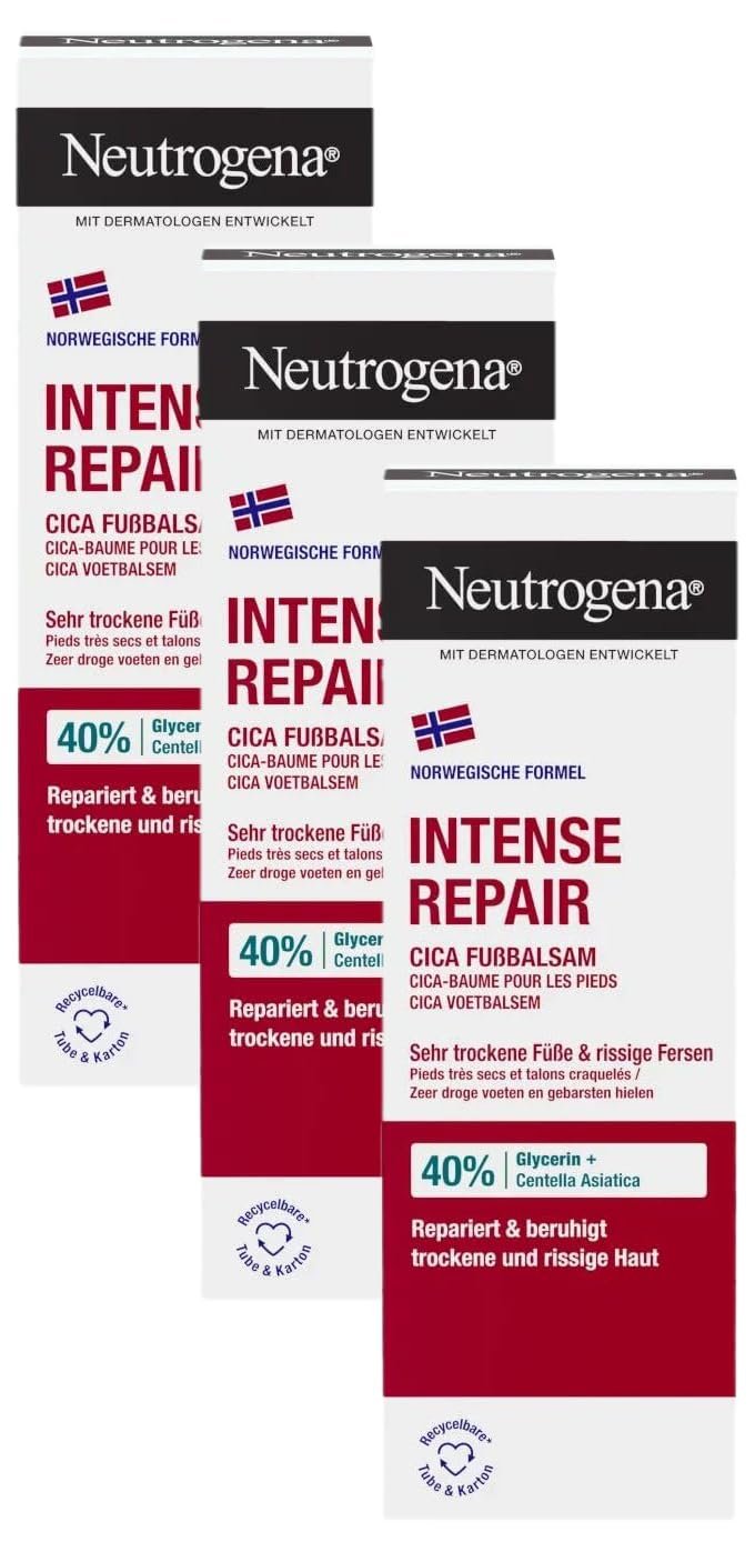 Крем-мазь для ног Neutrogena Norwegian Formula для потрескавшихся пяток 50 мл (упаковка из 3 шт), фото №1 Крем-мазь для ног Neutrogena Norwegian Formula для потрескавшихся пяток 50 мл (упаковка из 3 шт), фото №1