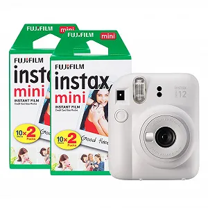 Фотоаппарат мгновенной печати Fujifilm Instax Mini 12 с 40 снимками Sound White - Фото 1