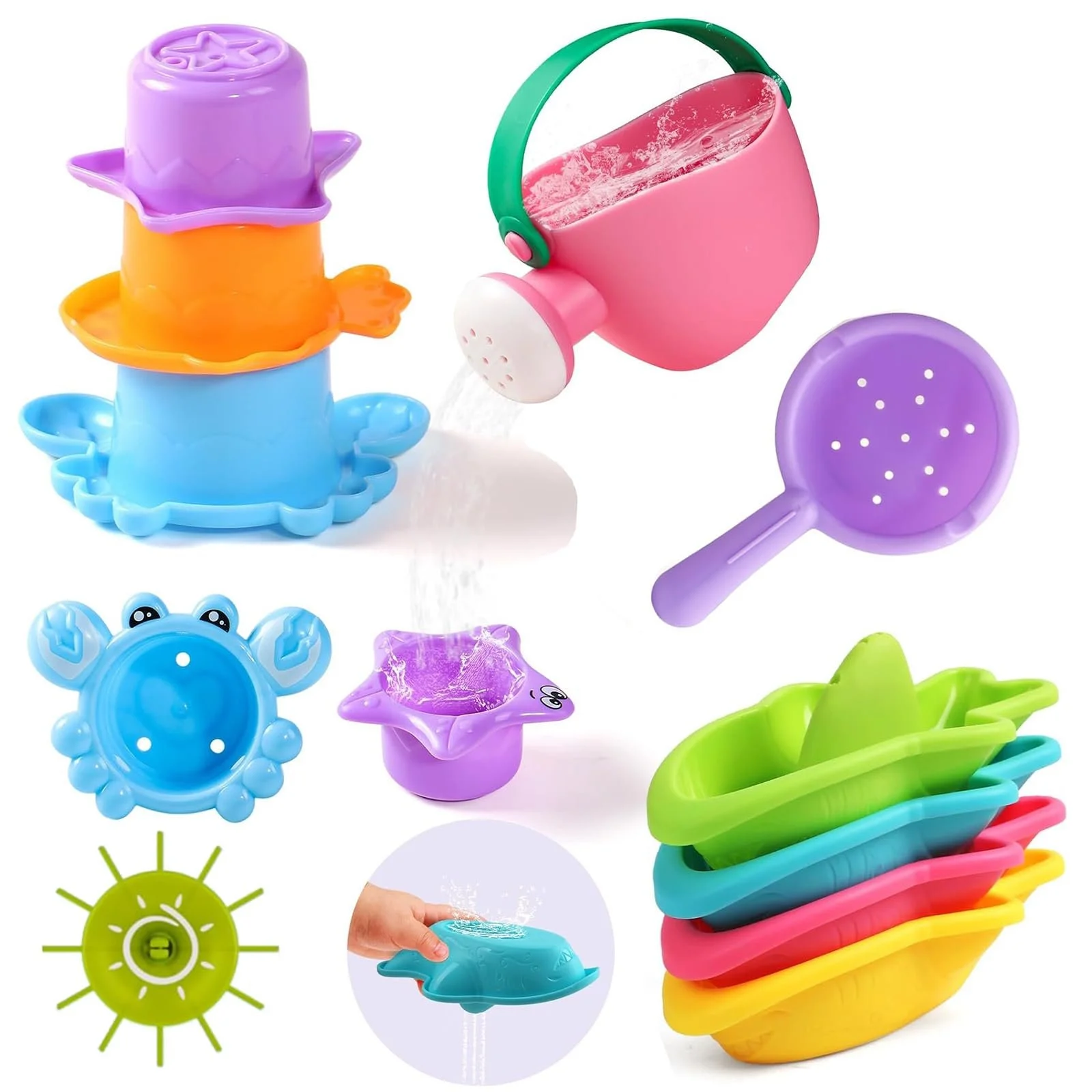 Набор игрушек для ванны (10 шт.), фото №1