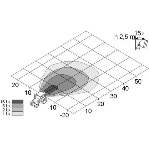 Рабочая фара HELLA 1GM 996 134-171 для DAF KÄSSBOHRER PAUS HOLMER, фото №3 Рабочая фара HELLA 1GM 996 134-171 для DAF KÄSSBOHRER PAUS HOLMER, фото №3