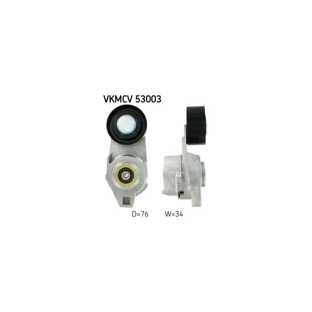 Натяжитель ремня, поликлиновой ремень SKF VKMCV 53003 для VOLVO, фото №1