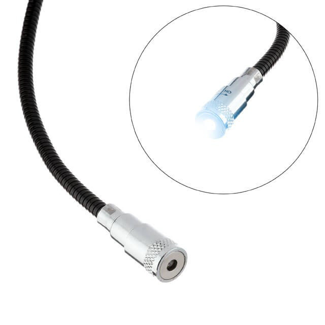 Захват магнітний гнучкий з led-підсвічуванням 565 мм 2.25 кг INTERTOOL ET-1010, фото №2
