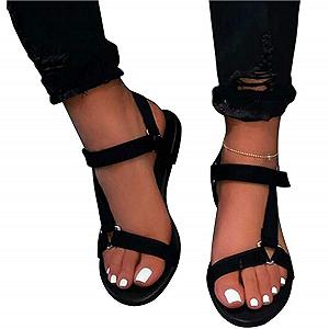 Купити Сандалії CrEev Жіночі Плоскі Відкритий Носок Дихаючі Нековзні - Фото 1 Сандалії CrEev Жіночі Плоскі Відкритий Носок Дихаючі Нековзні - Фото 1