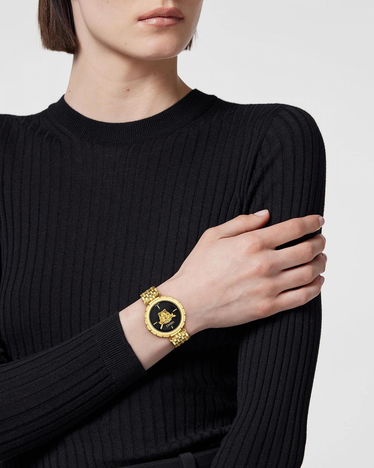 Годинник Versace VE9D00424, золотистий, Браслет, фото №4 Годинник Versace VE9D00424, золотистий, Браслет, фото №4