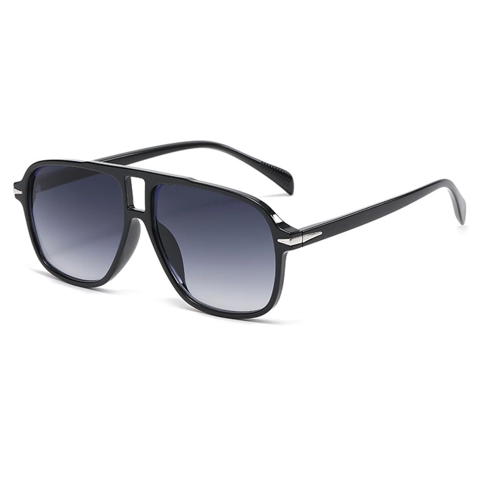 Вінтажні сонцезахисні окуляри Квадратні 70-х для жінок та чоловіків Великі, фото №1