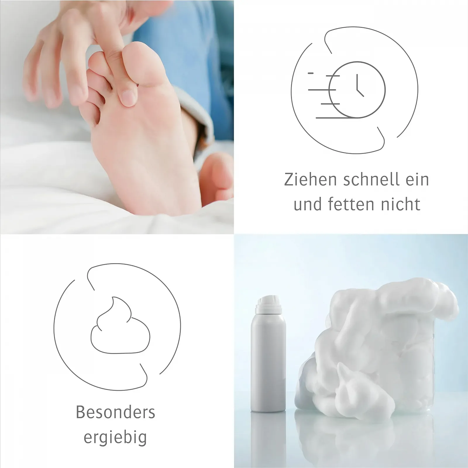 Крем-пена для ног Allpresan Diabetic Intensive + Repair для очень сухой и потрескавшейся кожи 125 мл, фото №6