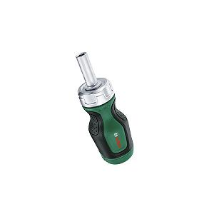 Викрутка-тріскачка Bosch Stubby з магазином біт 6 предметів PH2, SL5, TX25, HEX3/4/5 компактна магнітна - Фото 1