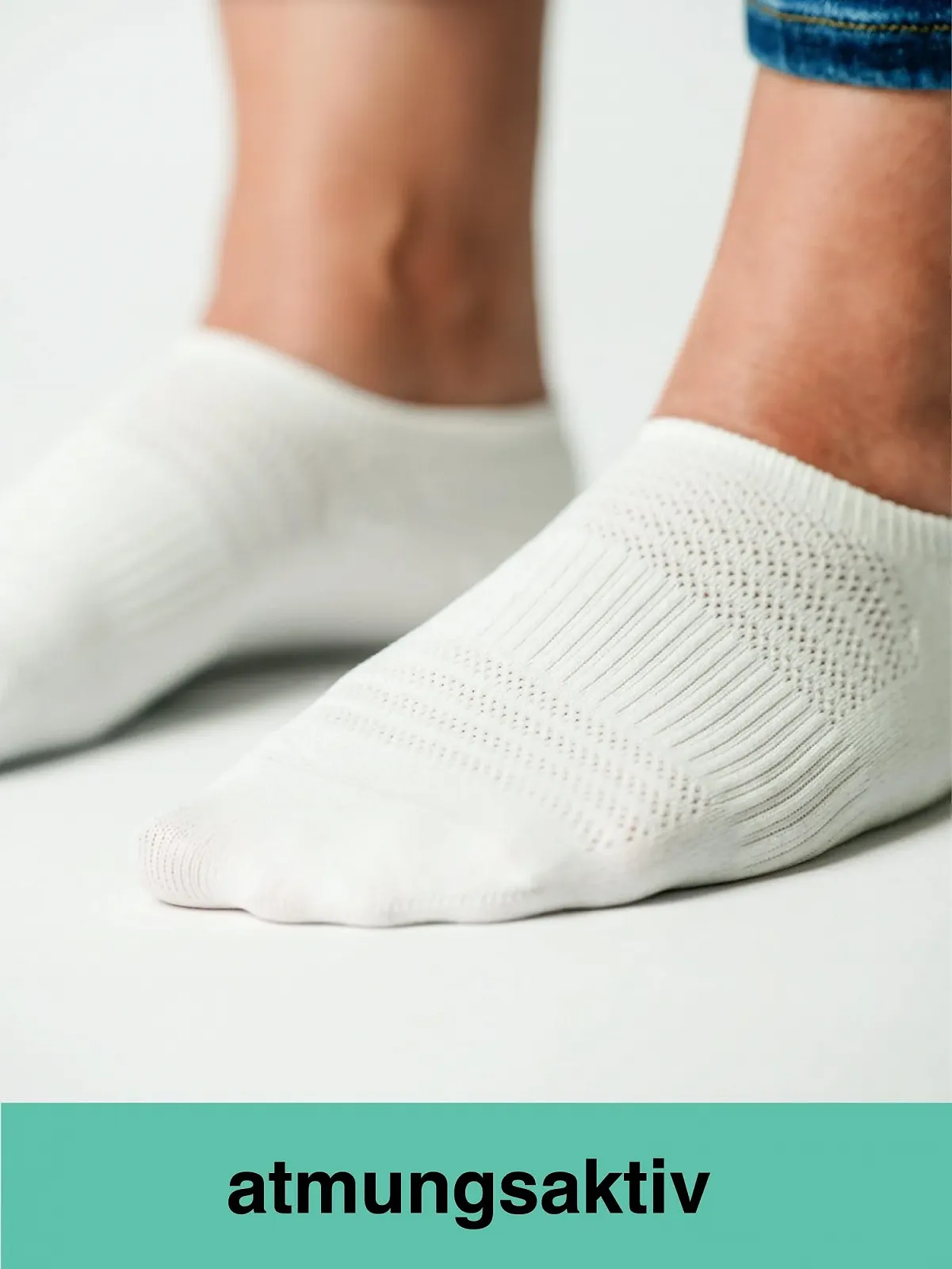 Комплект з 6 пар невидимих шкарпеток з органічної бавовни, розмір 35-46, фото №5