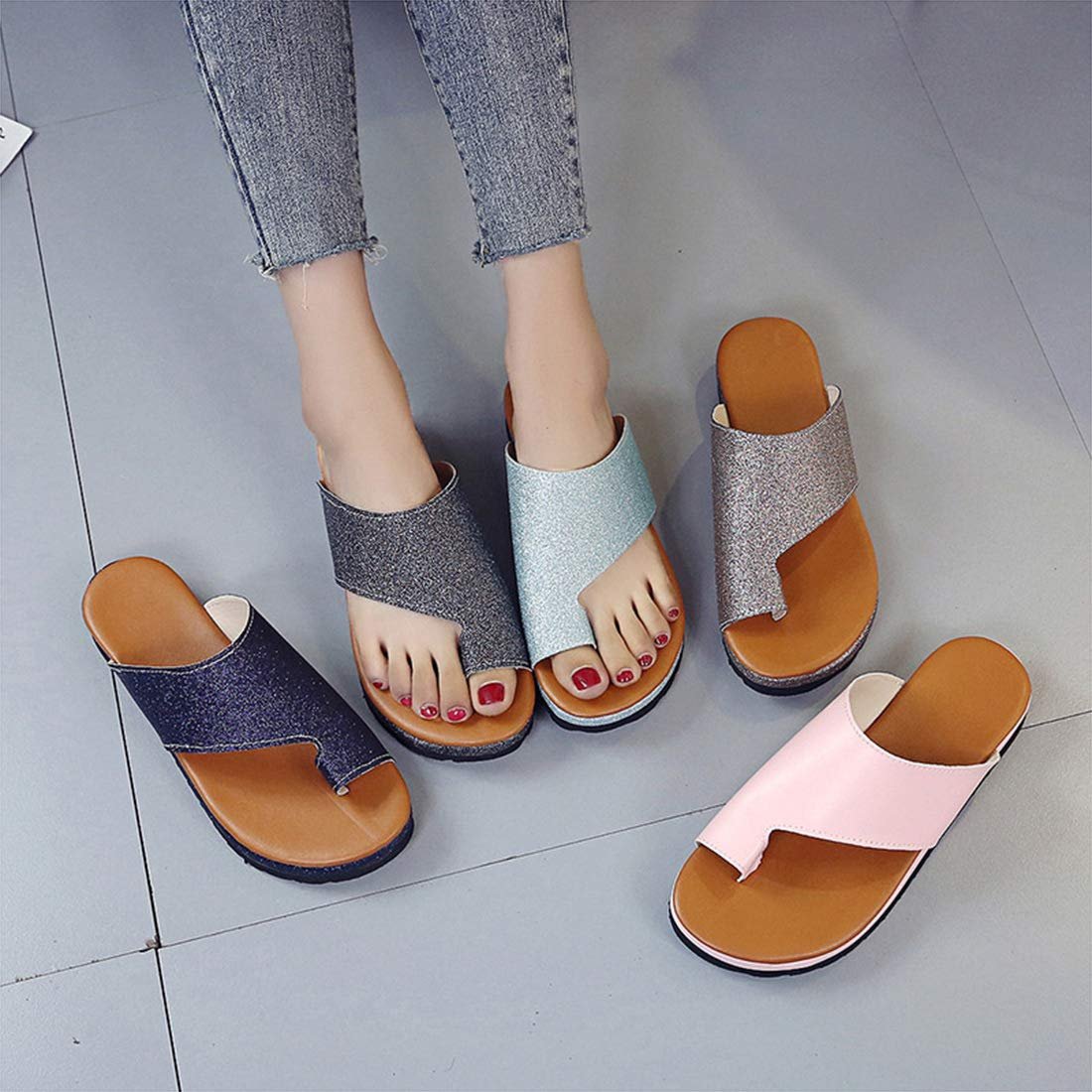 Шлепанцы Женские Удобные на Платформе Ортопедическое, фото №6