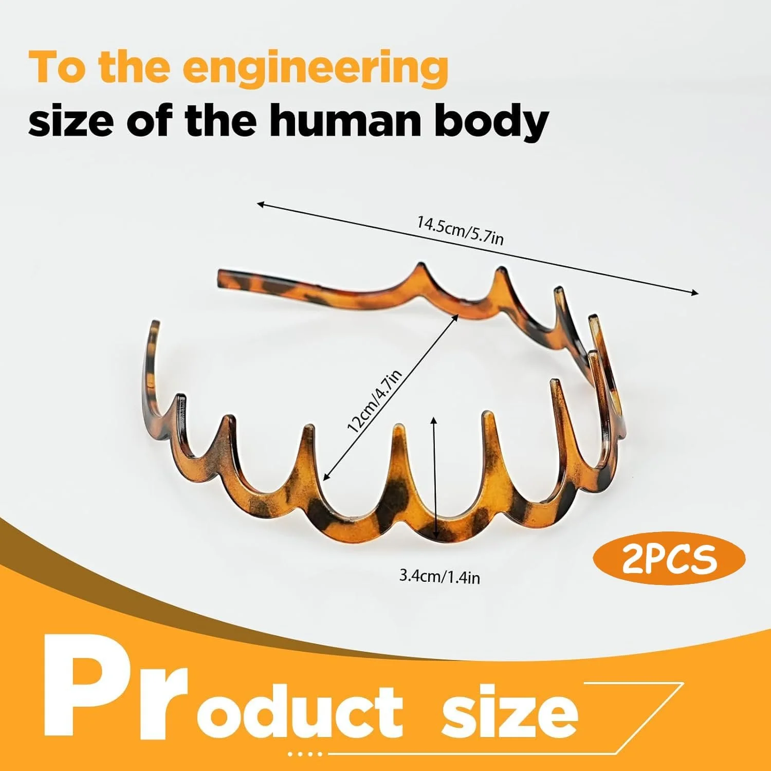 Набор из 2-х зигзагообразных обручей., фото №2