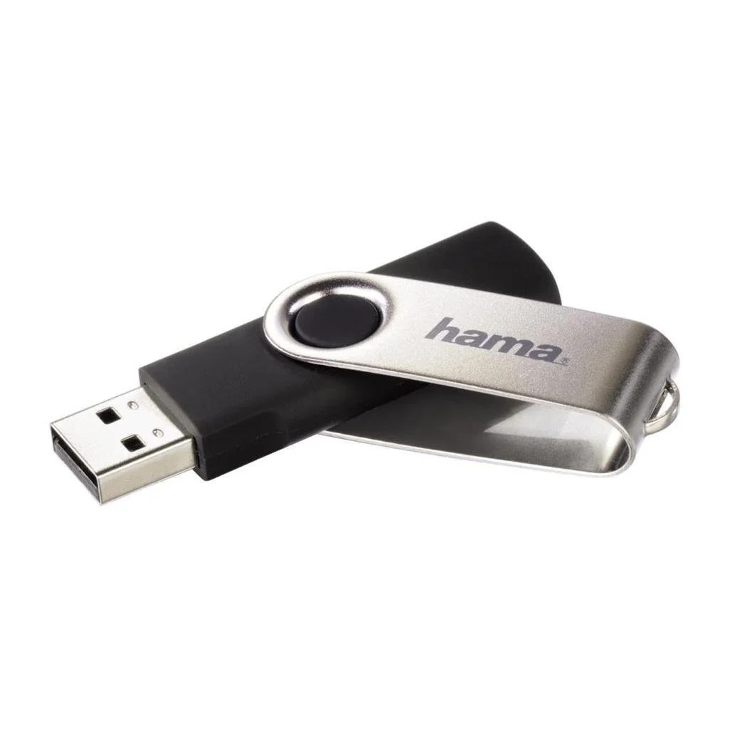USB-накопичувач Hama Rotate FlashPen 8GB USB 2.0 Black/Silver, фото №3
