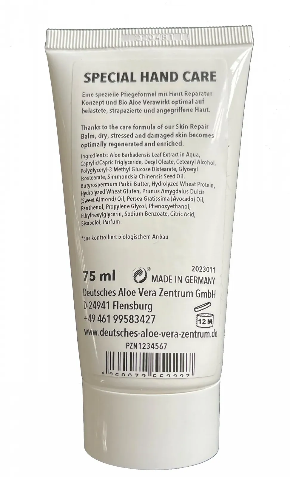 Крем для рук Aloe Vera з мигдальною та олією авокадо, маслом ши та 80% алое вера, фото №6