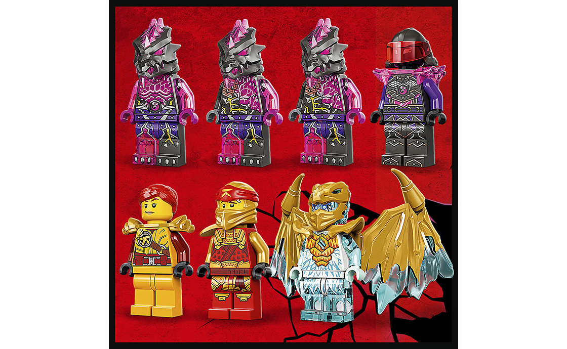 Детские конструкторы LEGO NINJAGO Рейдер Золотого дракона Кая 71773, фото №3