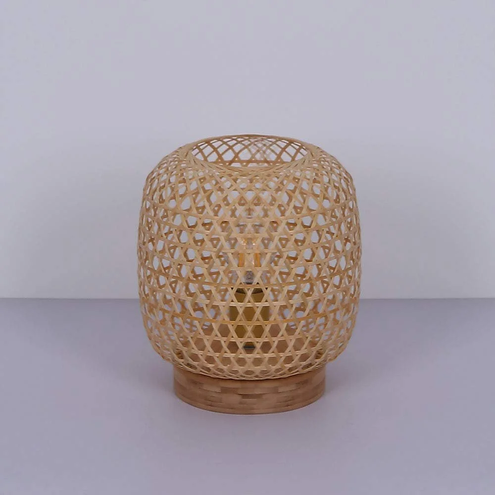 Настольная лампа Globo Bamboo 1x E27 Ø23.5 x 27 см Natural, фото №6