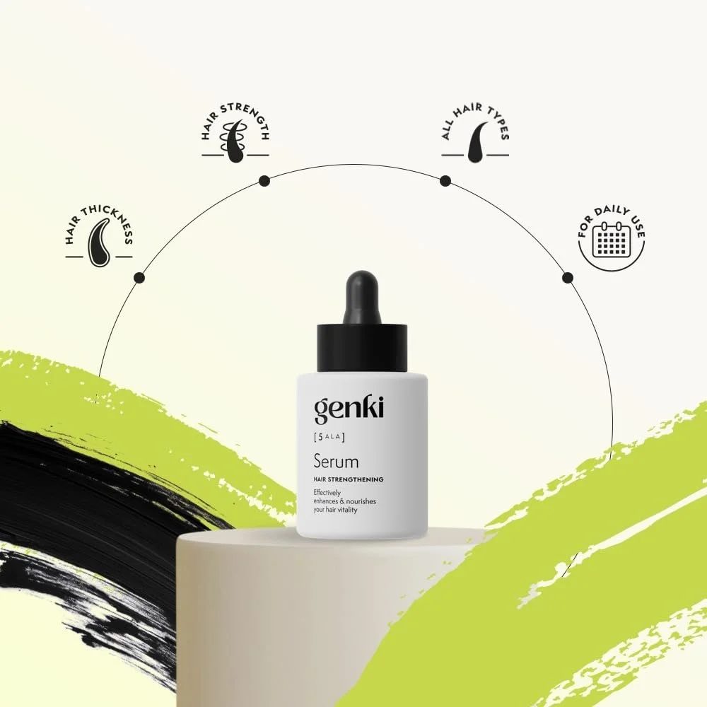 Сироватка Genki Haircare Зміцнююча 50 мл з 5-ALA та Кофеїном, фото №2