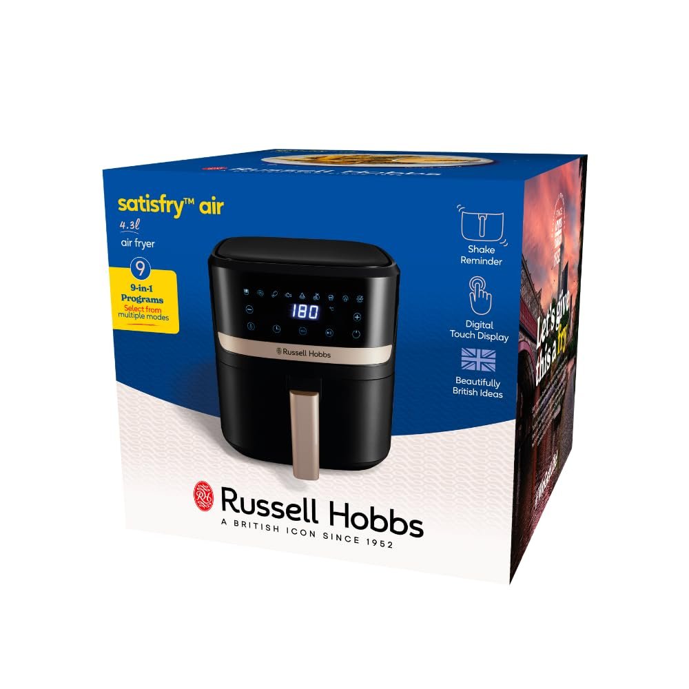 Мультипіч Russell Hobbs SatisFry 27610-56 4.3 л 1300 Вт 9 програм Чорна, фото №15 Мультипіч Russell Hobbs SatisFry 27610-56 4.3 л 1300 Вт 9 програм Чорна, фото №15