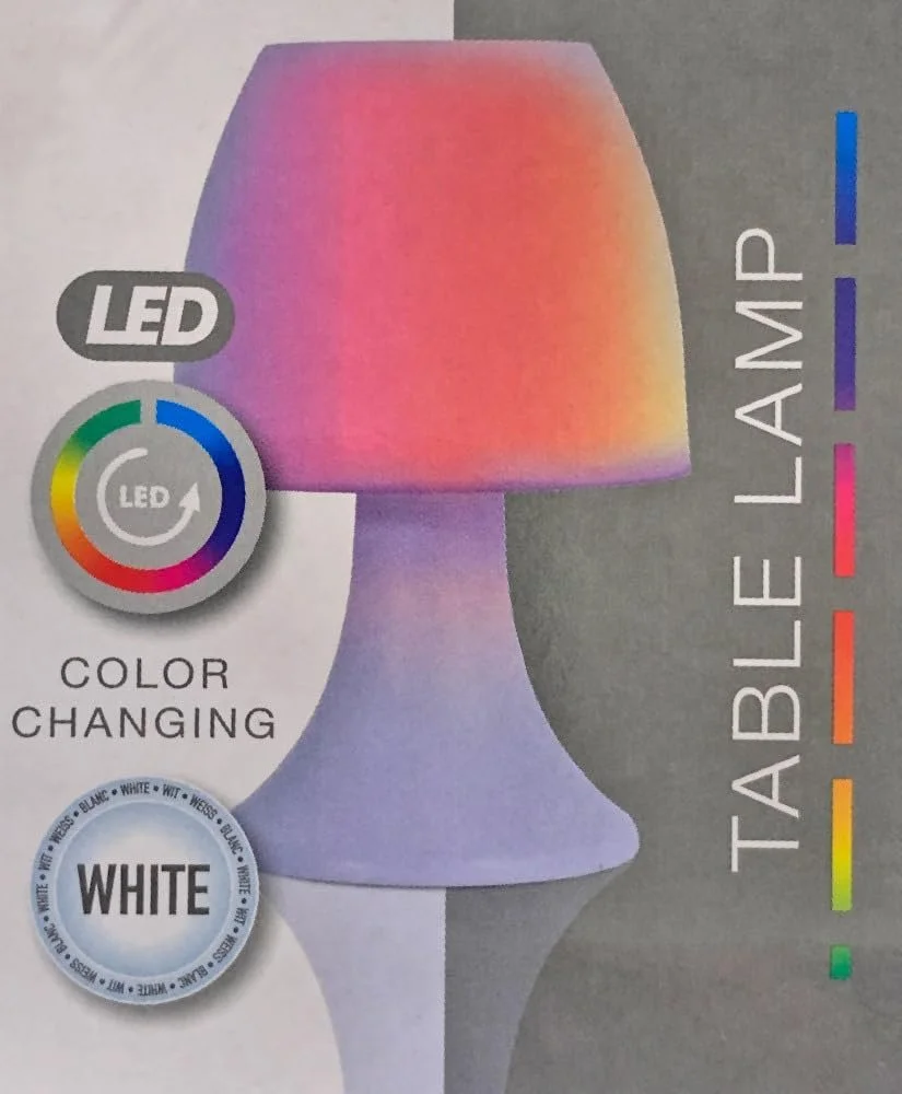 Настільна лампа zeitzone LED Colour Changing Battery 19 см, фото №3