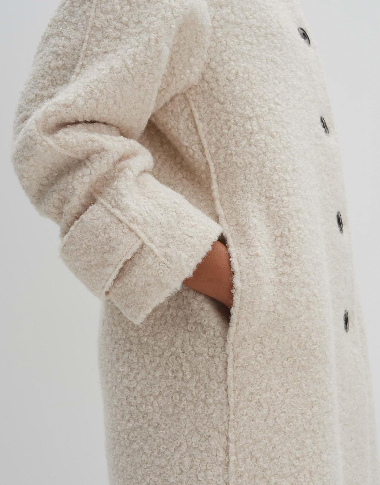 Пальто someday VILUNA Жіноче середньої довжини з штучного хутра, стандартний крій, фото №7