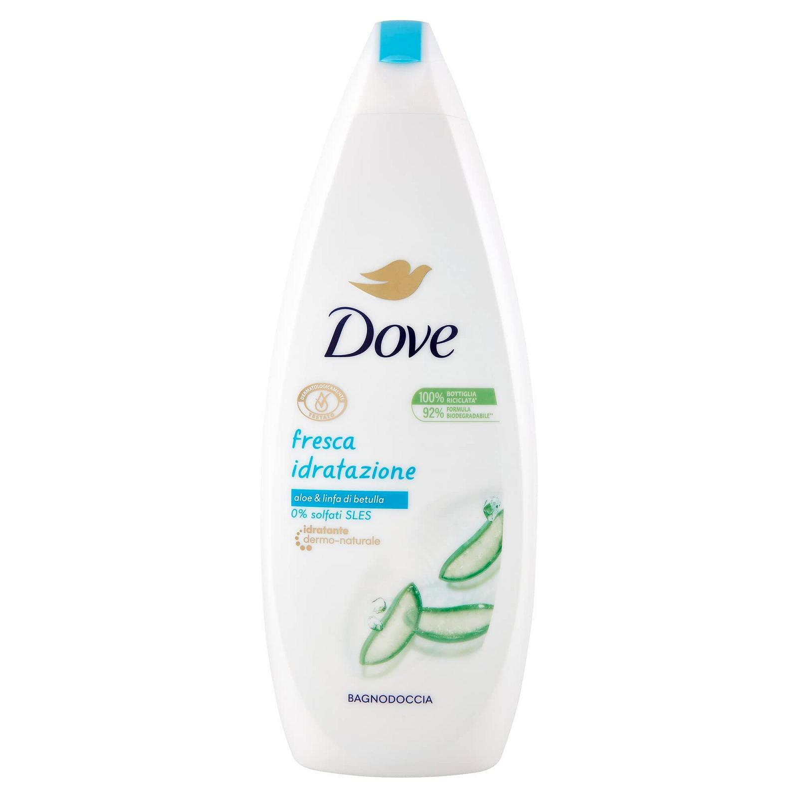 Гель для душу Dove Fresh зволожувальний 600 мл, фото №2