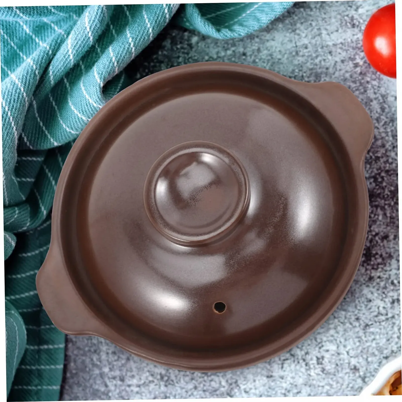 Кастрюля для запекания VALICLUD Керамическая с крышкой Термостойкая, фото №3