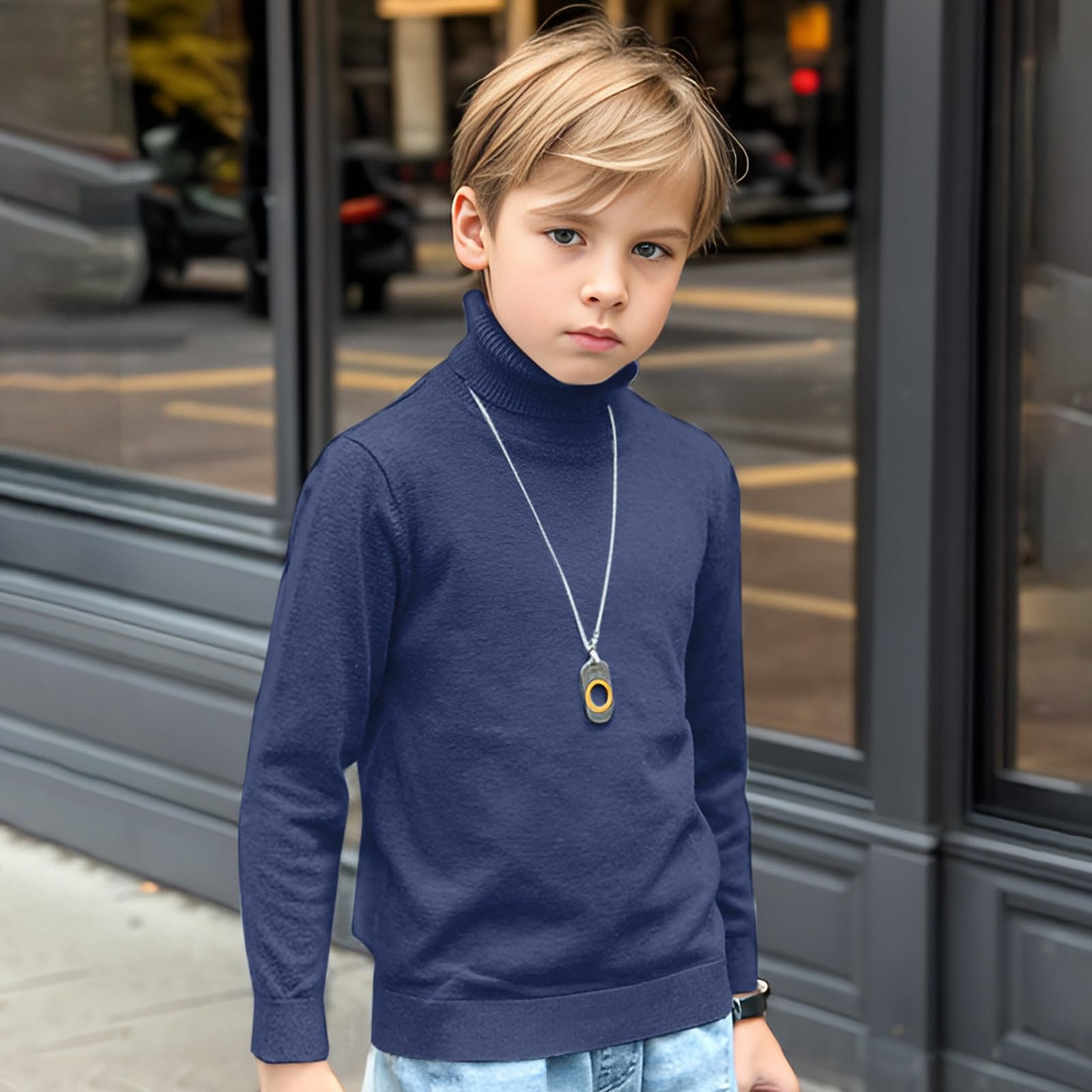 В'язаний зимовий джемпер для хлопчиків Generisch, фото №3