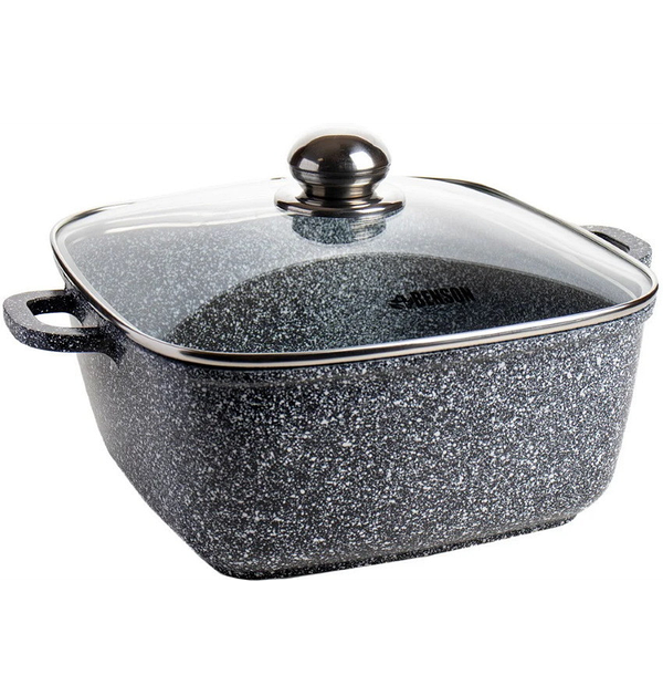 Кастрюля с крышкой квадрат Benson BN-362 (5,1л), фото №1 Кастрюля с крышкой квадрат Benson BN-362 (5,1л), фото №1