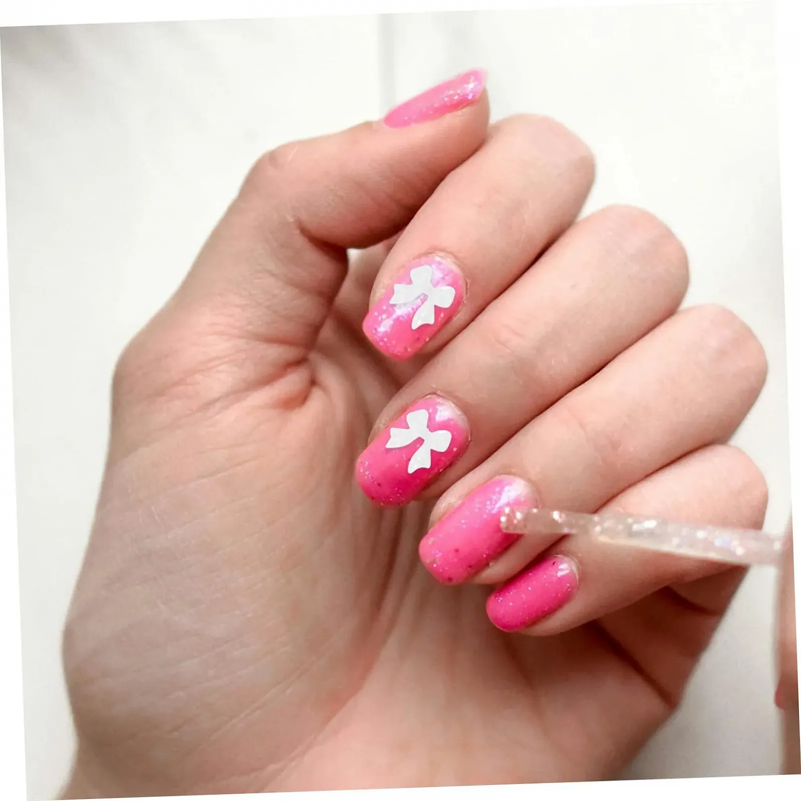 Украшения для ногтей FRCOLOR 200 шт., смоляные бантики, украшения для маникюра, фото №3