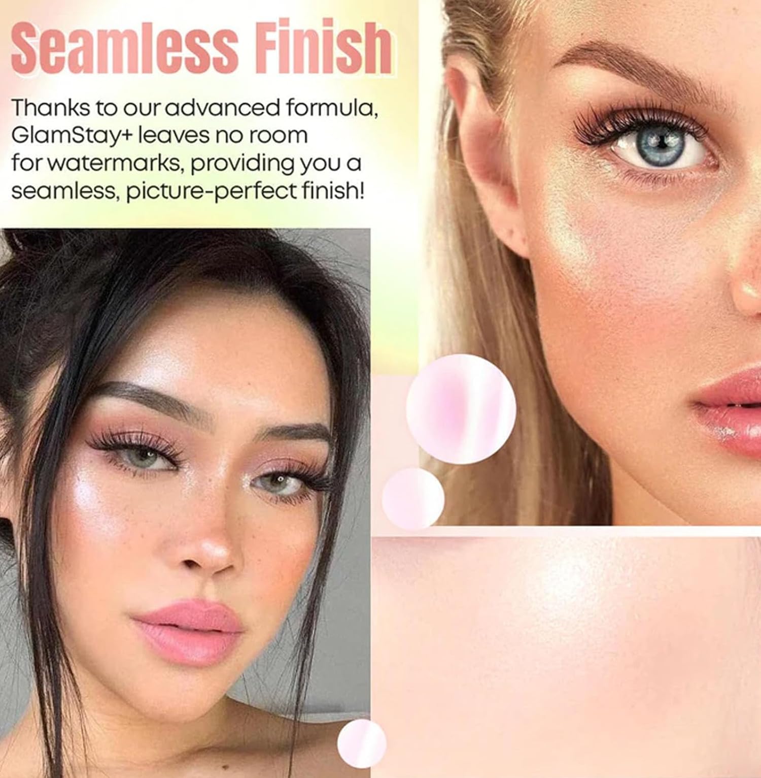 Спрей Glamstay+ Для фіксації макіяжу Декоративна дощова обробка Довготривалість 12 годин (2 штук), фото №3