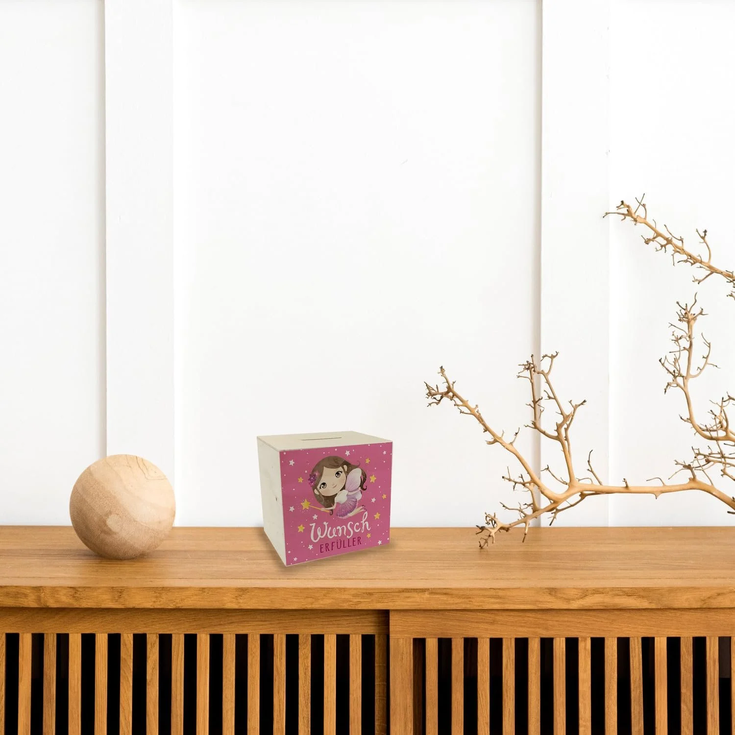 Скарбничка Fairy Wooden Money Box дерево Фея, фото №4