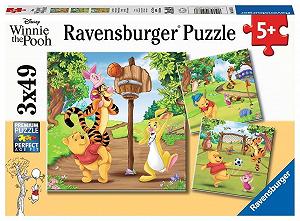 Пазл Ravensburger Disney Day of Sports 05187 3 x 49 элементов - Фото 1