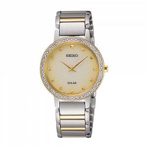 Часы Кварцевые Женские Seiko SUP448P1 Сталь серебристо-золотой - Фото 1