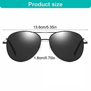 Сонцезахисні окуляри Авіатор EOYVAIL Поляризовані Чорний, різнокольоровий synthetic.ua - Фото 1