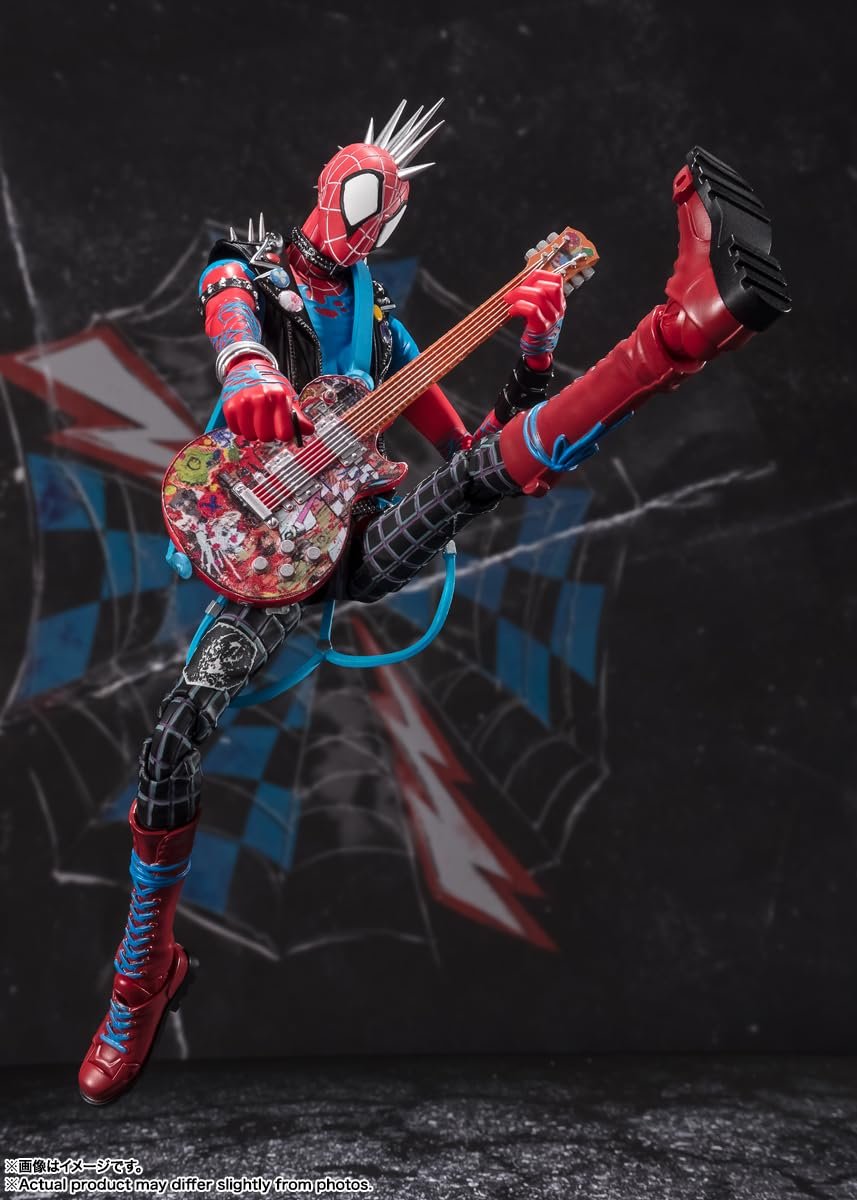 Екшн-фігурка Bandai Spirits Tamashii Nations Spider-Punk S.H.Figuarts Людина-павук: Крізь всесвіти, фото №4