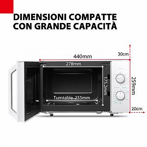 Микроволновая печь Toshiba MW2 MW2-MM20P(WH) 20 л 800 Вт Белая synthetic.ua - Фото 1
