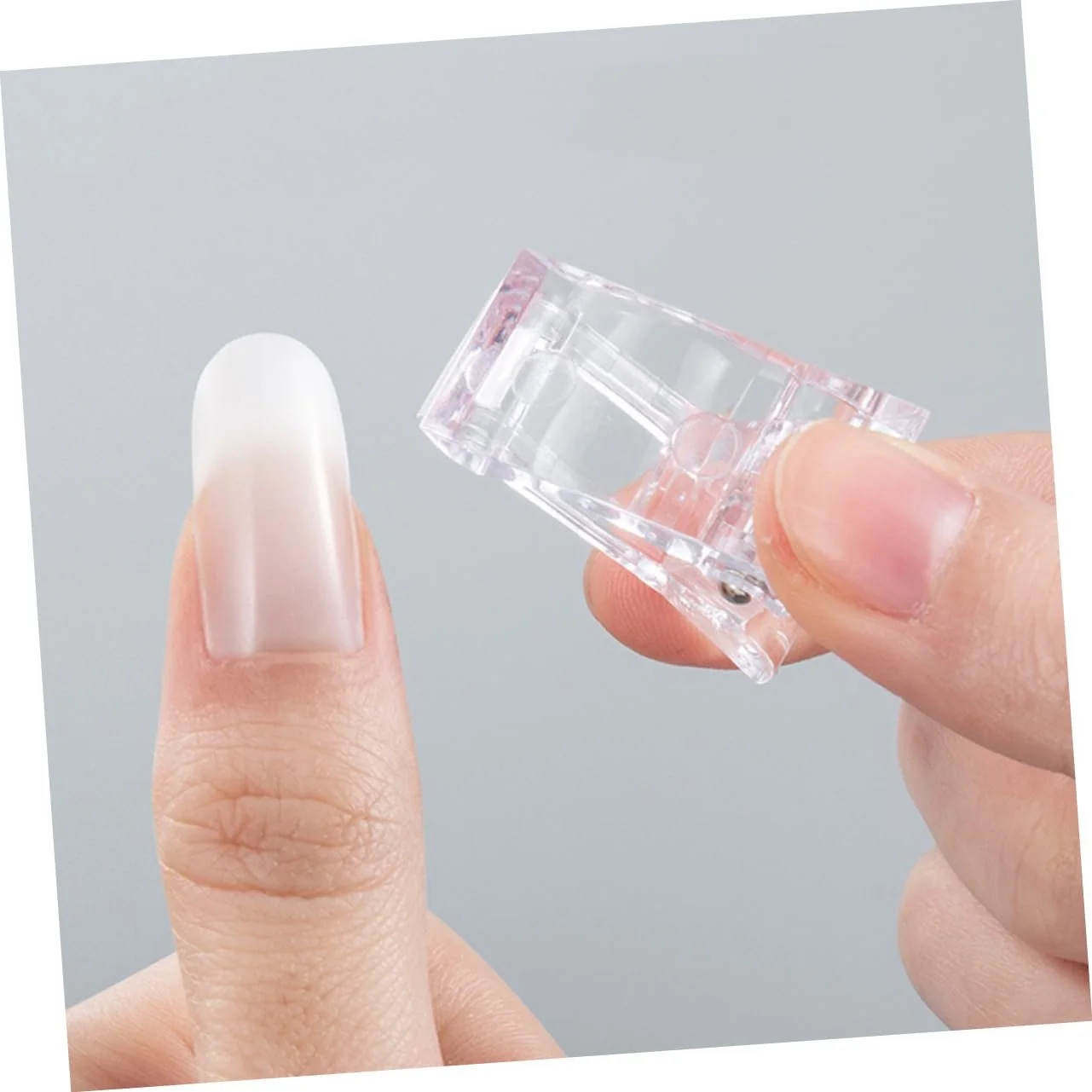 Клипсы PACKOVE для моделирования ногтей, 15 шт, прозрачные, фото №9