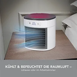 Компактный охладитель воздуха MAXXMEE 3 Power Levels UV Light 450 ml White/Grey synthetic.ua - Фото 1