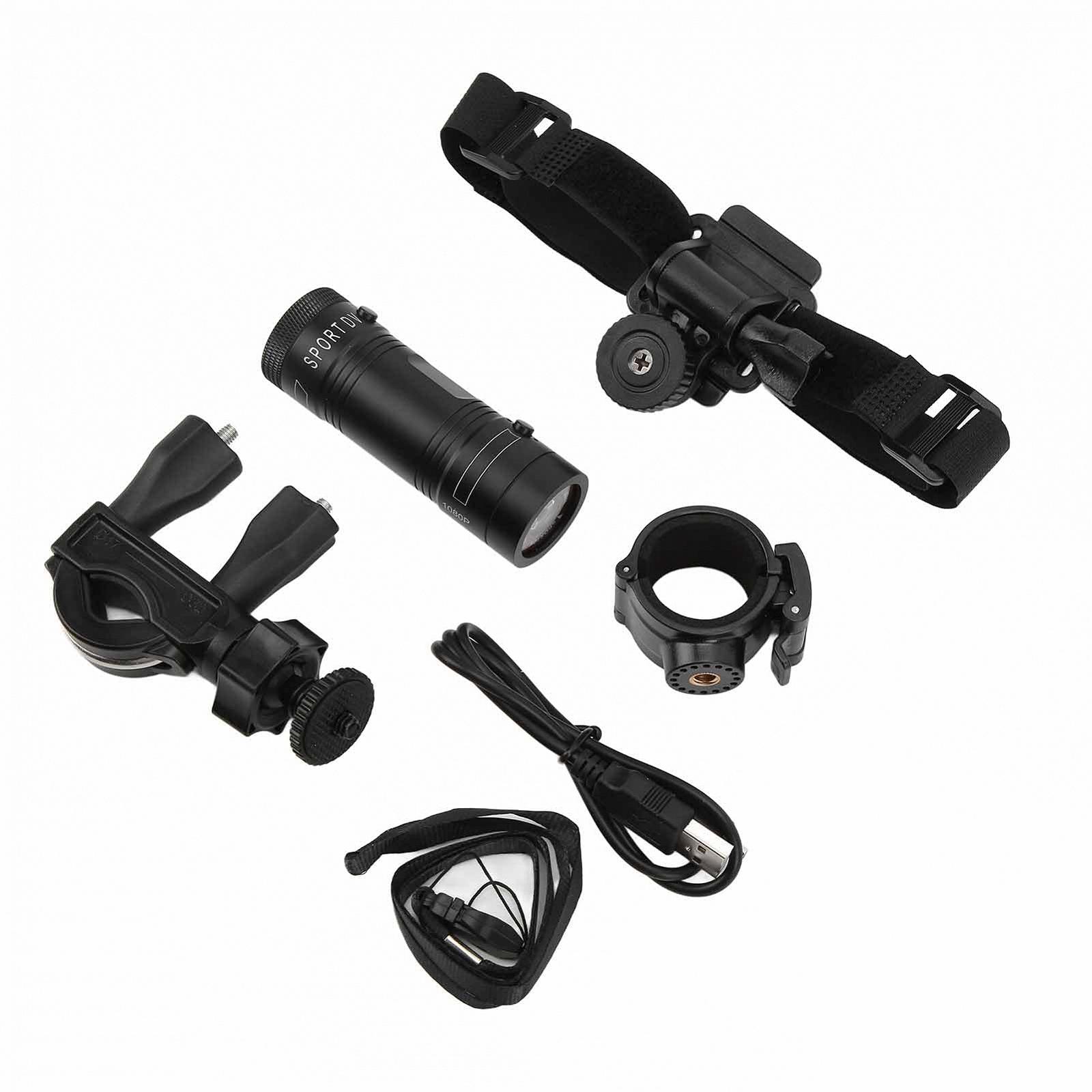 Екшн-камера для шолому Yctze Full 1080p HD 120° Чорний, фото №5