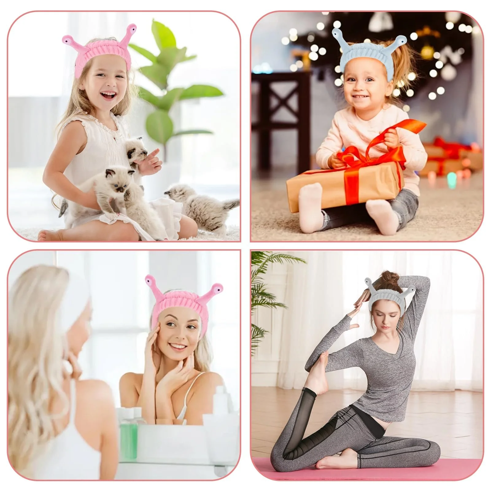 Пов'язка на голову для вмивання обличчя, Набір з 3 шт, фото №7 Пов'язка на голову для вмивання обличчя, Набір з 3 шт, фото №7