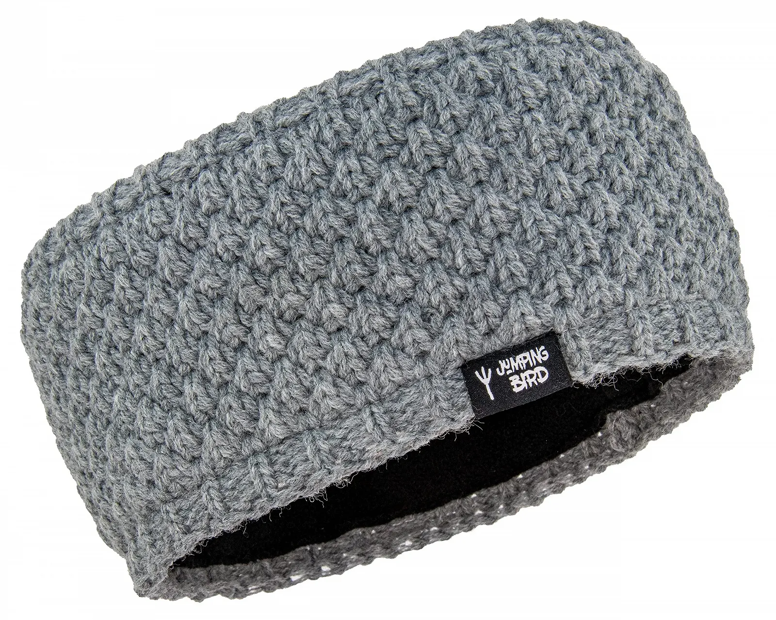 В'язана зимова пов'язка на голову Jumping Bird з флісовою підкладкою, фото №1 В'язана зимова пов'язка на голову Jumping Bird з флісовою підкладкою, фото №1