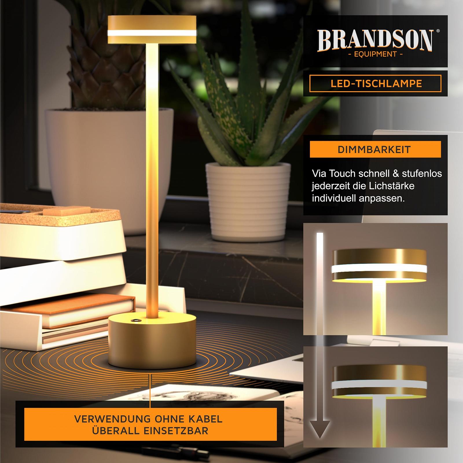 Настільна лампа LED Brandson Wireless Dimmable 3600 мАг 28 SMD LED, фото №4