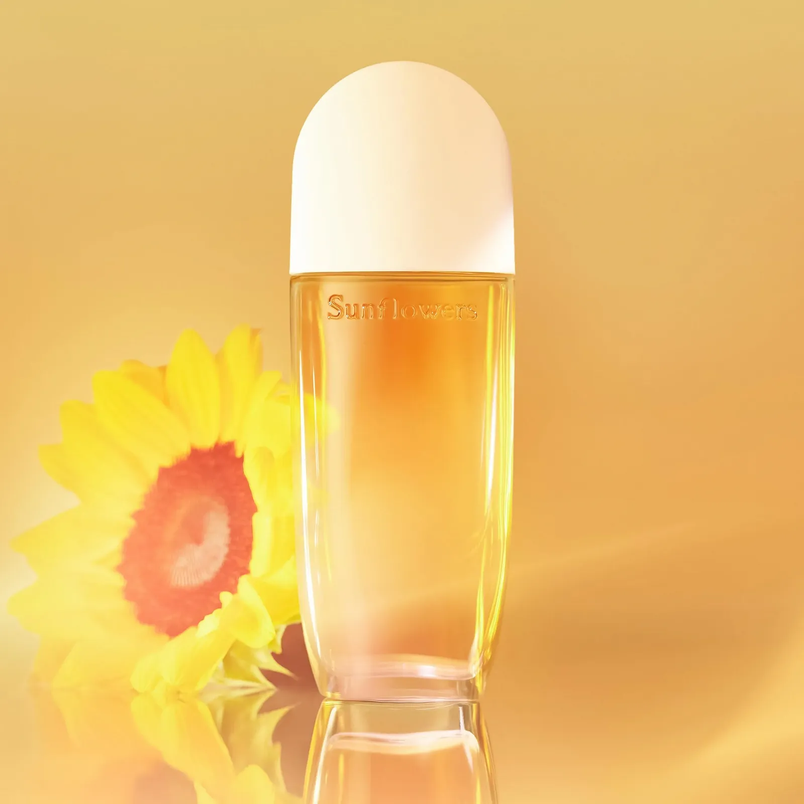Туалетная Вода Elizabeth Arden Sunflowers Spring Fruity Sparkling с Цветками Апельсина, Жасмином и Сандалом для женщин 100 мл, фото №4