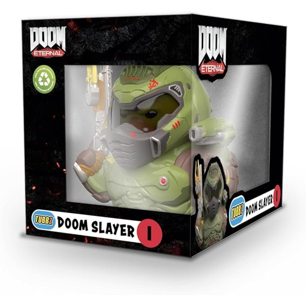 Фигурка Резиновая Виниловая Коллекционная TUBBZ Doom Slayer Box Edition, фото №1