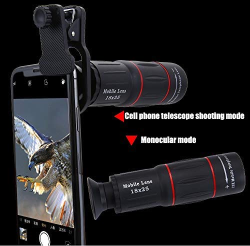 Монокуляр QHYTL 18x25 для смартфона HD оптичний, фото №4 Монокуляр QHYTL 18x25 для смартфона HD оптичний, фото №4