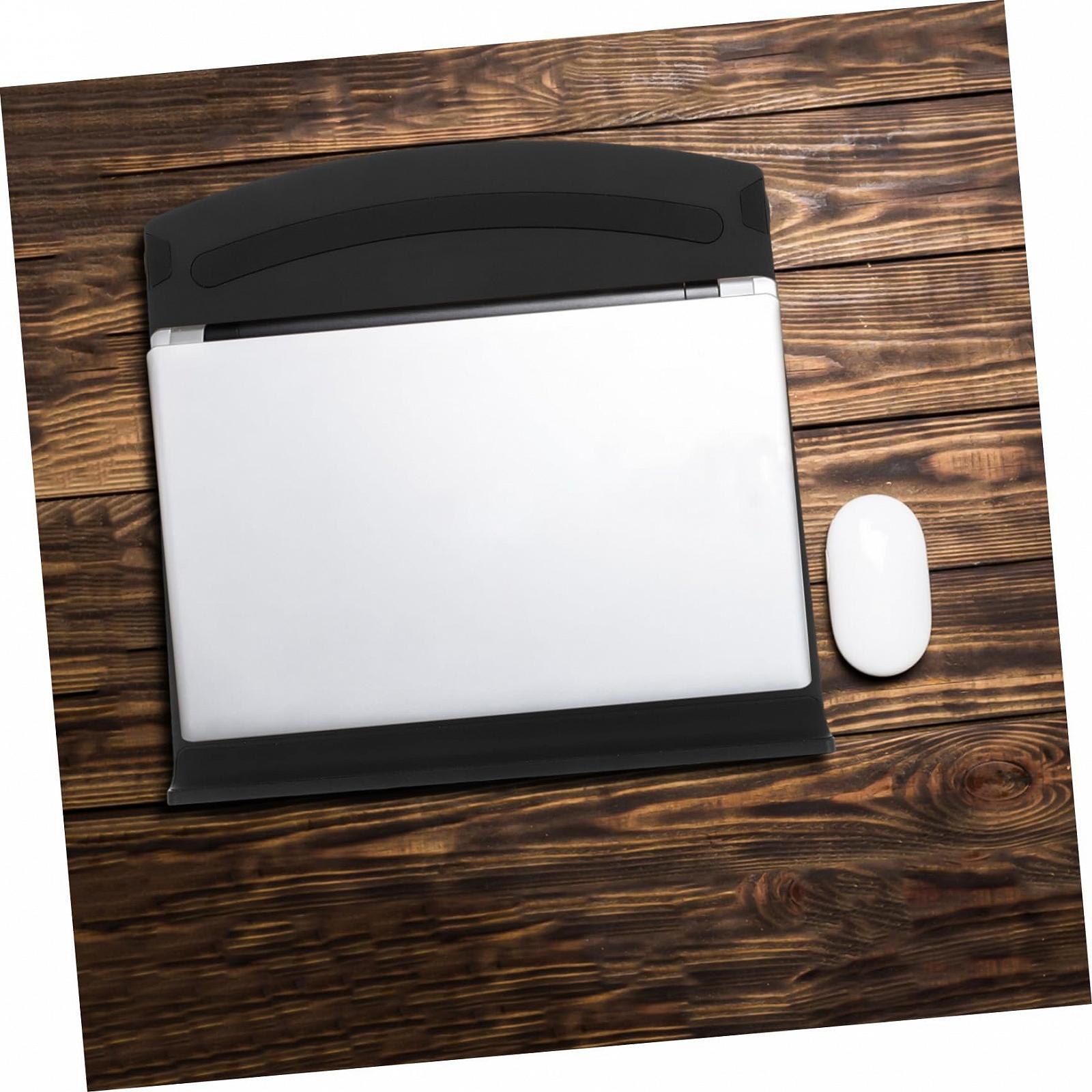 Підставка для ноутбука Gadpiparty, складана, компактна з функцією охолодження, ергономічна для полегшення болю в шиї, сумісна з ноутбуками та планшетами, міцний матеріал, чорна, фото №9 Підставка для ноутбука Gadpiparty, складана, компактна з функцією охолодження, ергономічна для полегшення болю в шиї, сумісна з ноутбуками та планшетами, міцний матеріал, чорна, фото №9