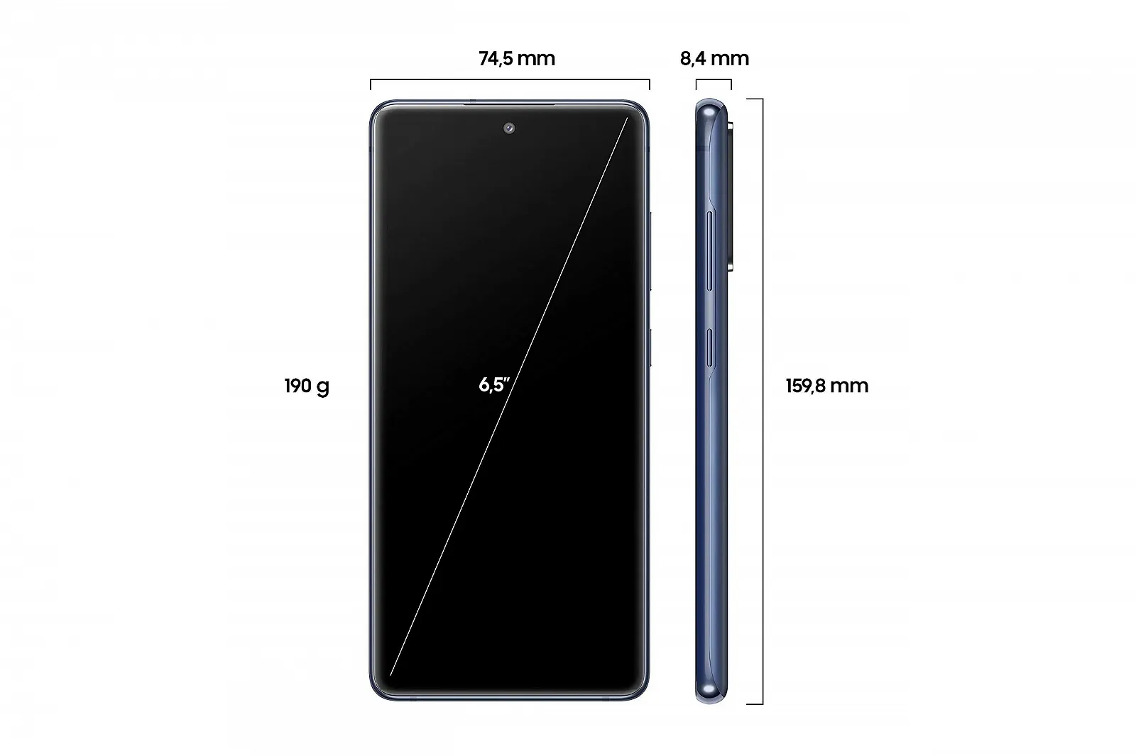 Смартфон Samsung Galaxy S20 FE 6.5" Super AMOLED 4500 mAh 128GB/6GB RAM Navy Blue, фото №2