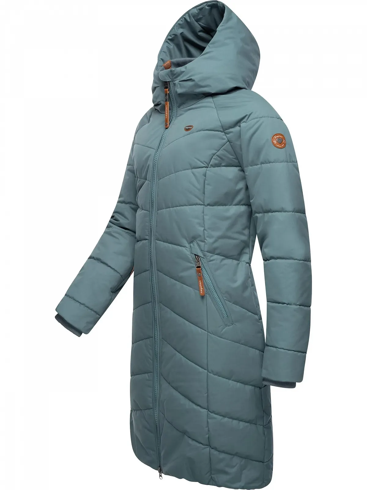 Зимове пальто Ragwear Dizzie Утеплене Водонепроникне Довге з капюшоном, фото №2