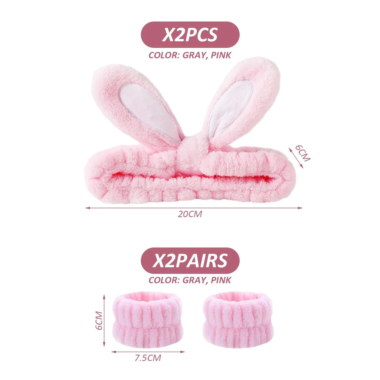 Набір пов'язок для волосся для макіяжу, фото №2