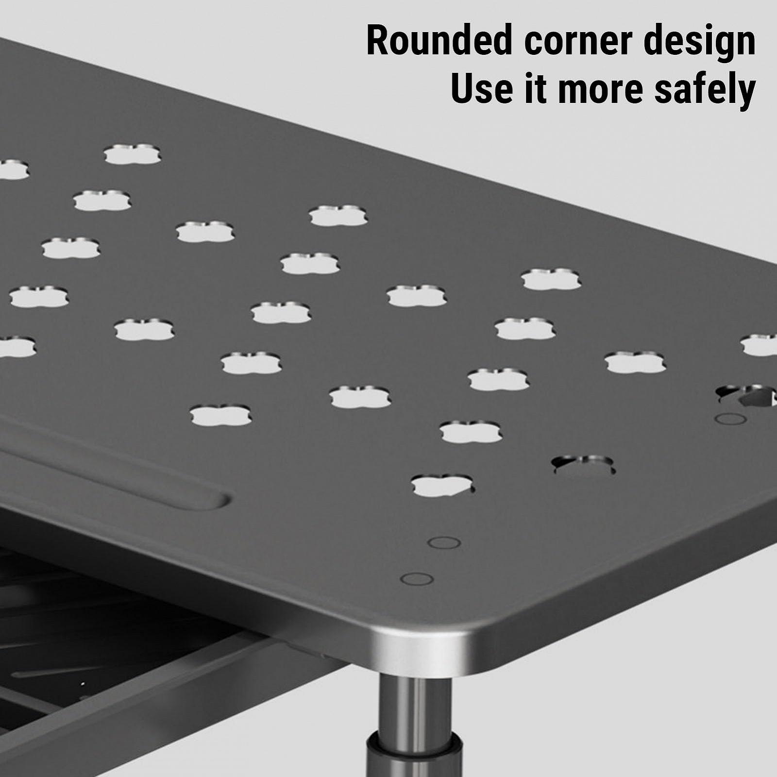 Подставка для компьютера Bewinner с ящиком Black, фото №4