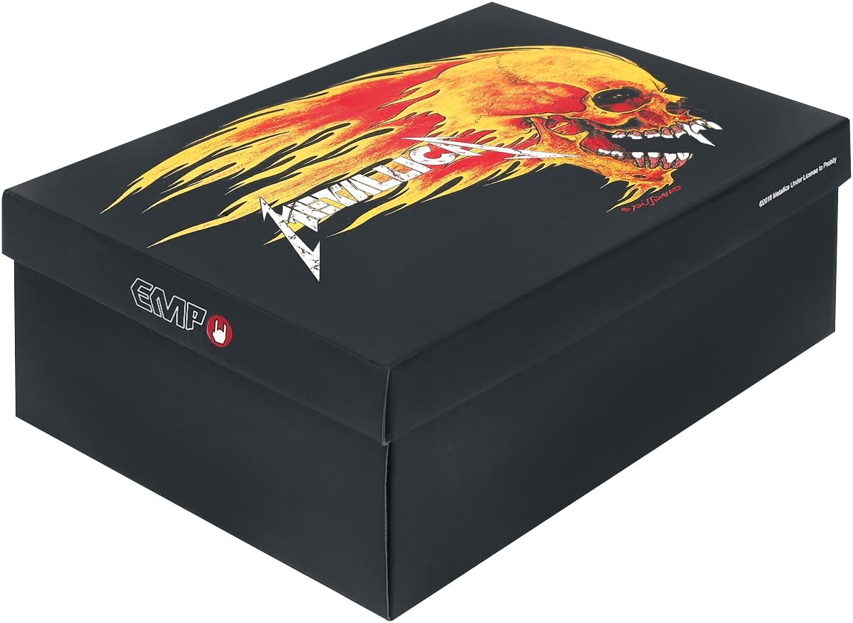 Кроссовки Unisex Metallica EMP Signature Collection Высокие Серый/Черный, фото №8